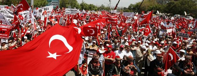 2009 - iki yıl sonra Cumhuriyet mitingini Ankarada