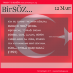 İstiklâl Marşının Kabulü ve Mehmet Akif ERSOYu Anma Günü
