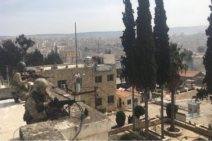 2018 - Afrin şehir Merkezi Kontrol Altına Alın
