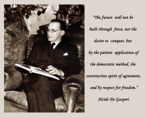 Alcide De Gasperi ölümü