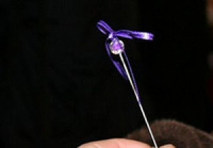 Bedenimiz Bizimdir Cinsel Tacize Hayır Mor İğne kampanyası