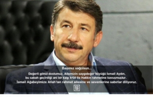 İsmail Aydın Hayatını Kaybetti