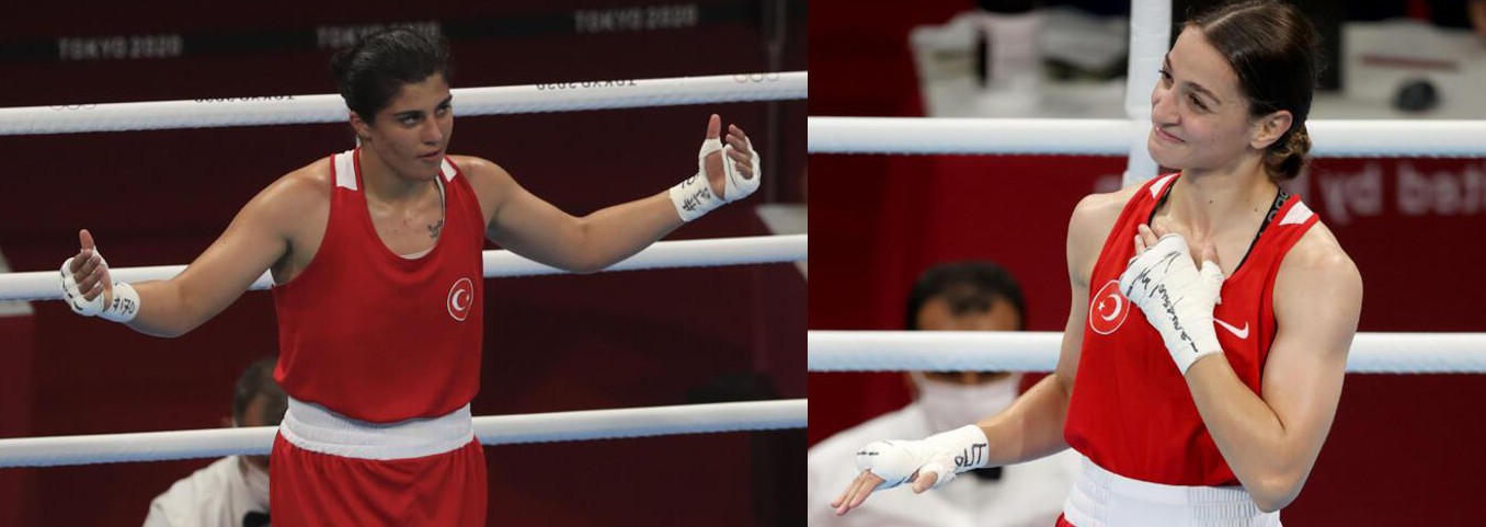 2021 - Olimpiyat Boks Tarihimizin İlk Altın Madalyası Busenaz Sürmeneli ve Buse Naz Çakıroğlu