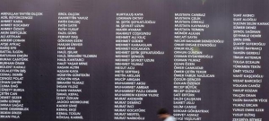 On Beş Temmuz Darbe Girişimi Şehitlerinin İsimleri