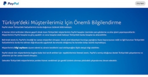 Uluslararası Ödeme Sistemi Paypal Türkiyeden çekildi