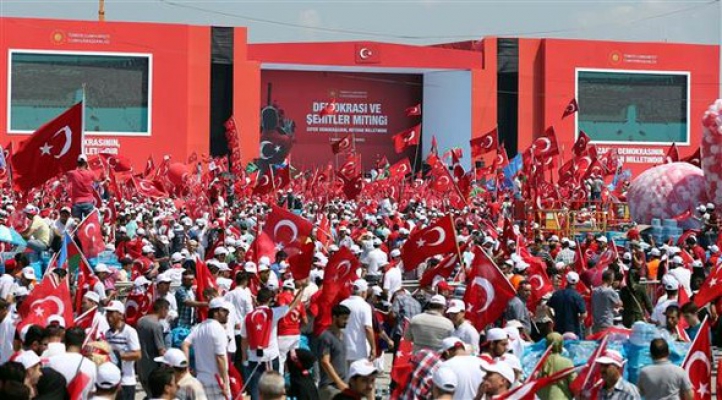 Yenikapı Demokrasi Ve Şehitler Mitingi